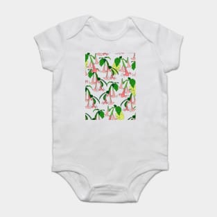 Angels Trumpet Floral Pattern Baby Bodysuit